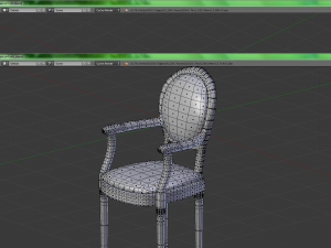 wooden sit 3D-Modell
