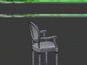 wooden sit 3D-Modell