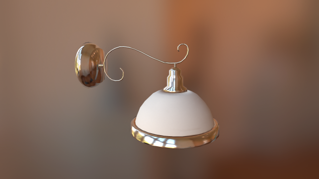 wall lamp Modelo 3D .c4d .max .obj .3ds .fbx .stl .blend 