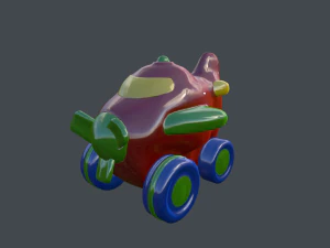 plane toy plastic 3D Model