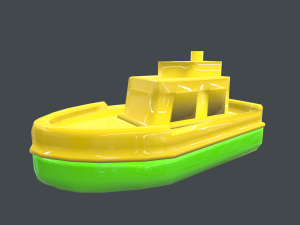 toy ship 3D-Modell