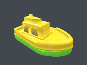 toy ship 3D Model