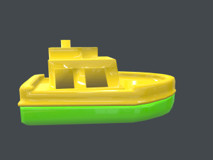 toy ship Modèle 3D