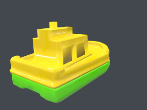 toy ship 3D Model