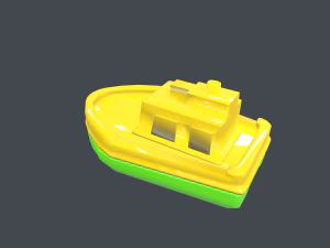 toy ship 3D Model