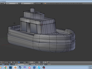 toy ship Modèle 3D