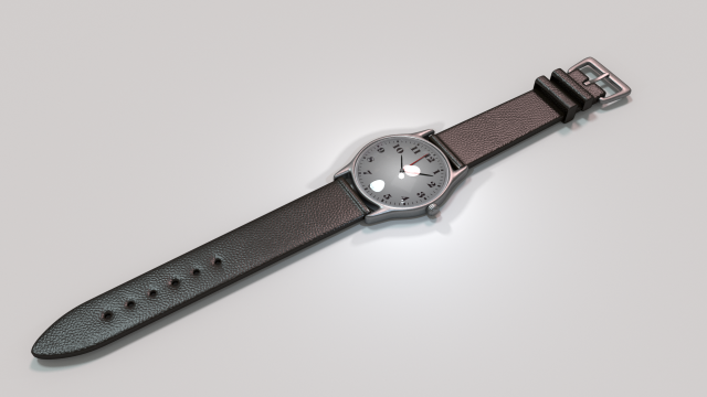 wristwatch Model 3D .c4d .max .obj .3ds .fbx .stl .blend 