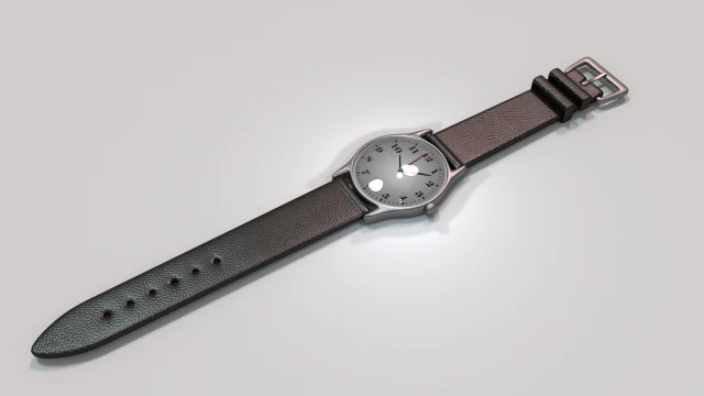wristwatch 3D Model .c4d .max .obj .3ds .fbx .stl .blend 