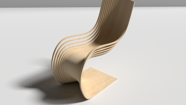 pipo chair wood Modelo 3D .c4d .max .obj .3ds .fbx .stl .blend 
