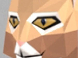 low poly bobcat 3D Model