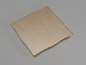 wooden table Model 3D