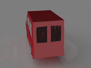 red van 3D 모델