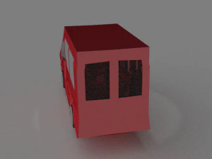 red van 3D Model