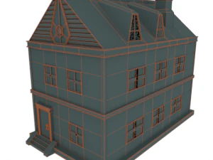 two floor house 3D Model