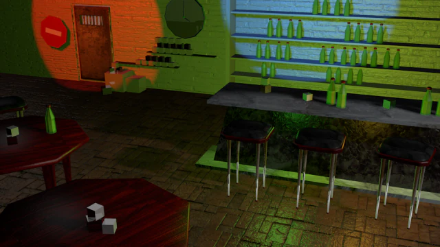 modest bar 3D Model .c4d .max .obj .3ds .fbx .stl .blend 