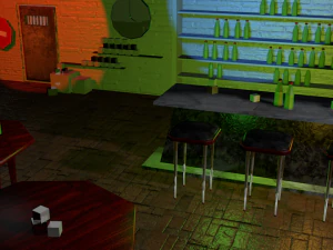 bar modesto Modelo 3D