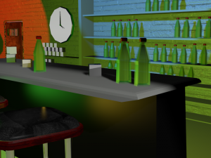 modest bar Model 3D