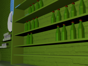 modest bar Model 3D