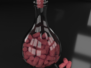 botle Model 3D