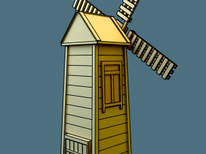mill 3Dモデル