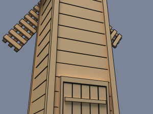 mill 3Dモデル