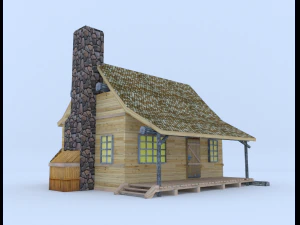 wood house 3D Model