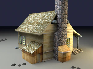 wood house 3D Model