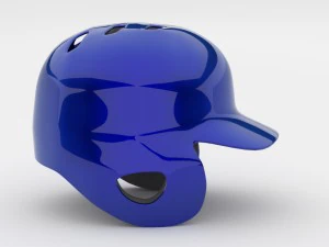classic baseball helmet 3D Model