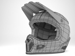 fullface helmet Modelo 3D