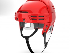 ice hockey helmet model 3D Model