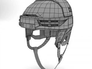 ice hockey helmet model 3D Model