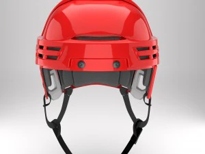 ice hockey helmet model 3D Model
