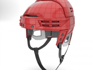 ice hockey helmet model Modelo 3D