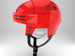 ice hockey helmet model Modelo 3D