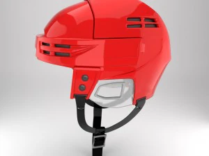 ice hockey helmet model 3D Model