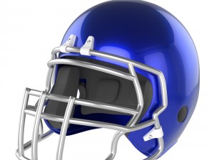american football helmet 3D Model