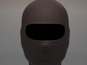 black balaclava mask 3D Model