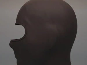 black balaclava mask 3D Model