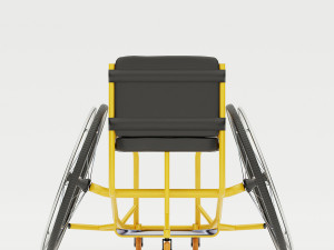 paralympic wheelchair Modelo 3D