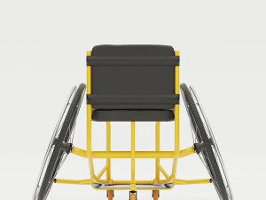 paralympic wheelchair 3D Model