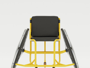 paralympic wheelchair Modelo 3D