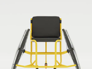 paralympic wheelchair 3D Model