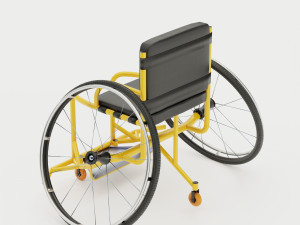 paralympic wheelchair Modelo 3D