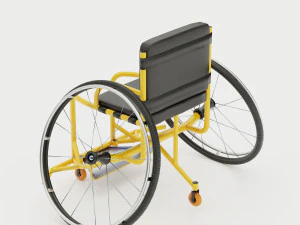 paralympic wheelchair 3D Model