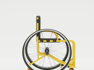 paralympic wheelchair Modelo 3D