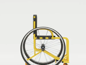 paralympic wheelchair 3D Model