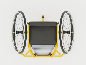 paralympic wheelchair Modelo 3D