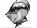 Medieval Knight Armet Helmet 3D-Modell