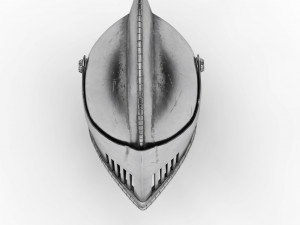 medieval knight armet helmet Modelo 3D