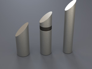 urban street bollards 3d set 3D 모델